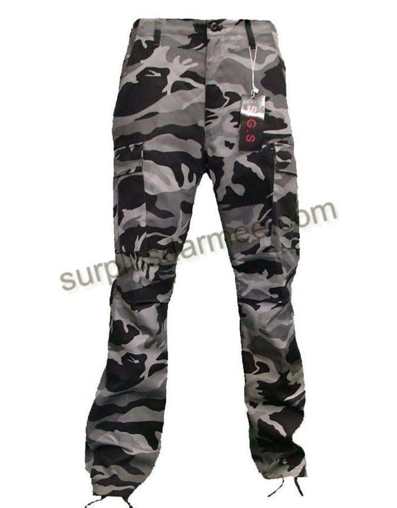 SGS Pantalon  Style Militaire Urbain Nuit