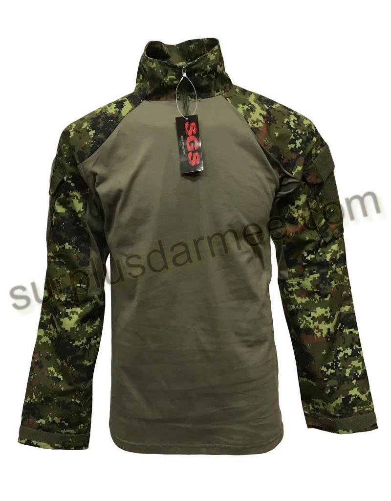 Camo Cadpat Digital Canadian Combat Milcot Shirt - Army Supply