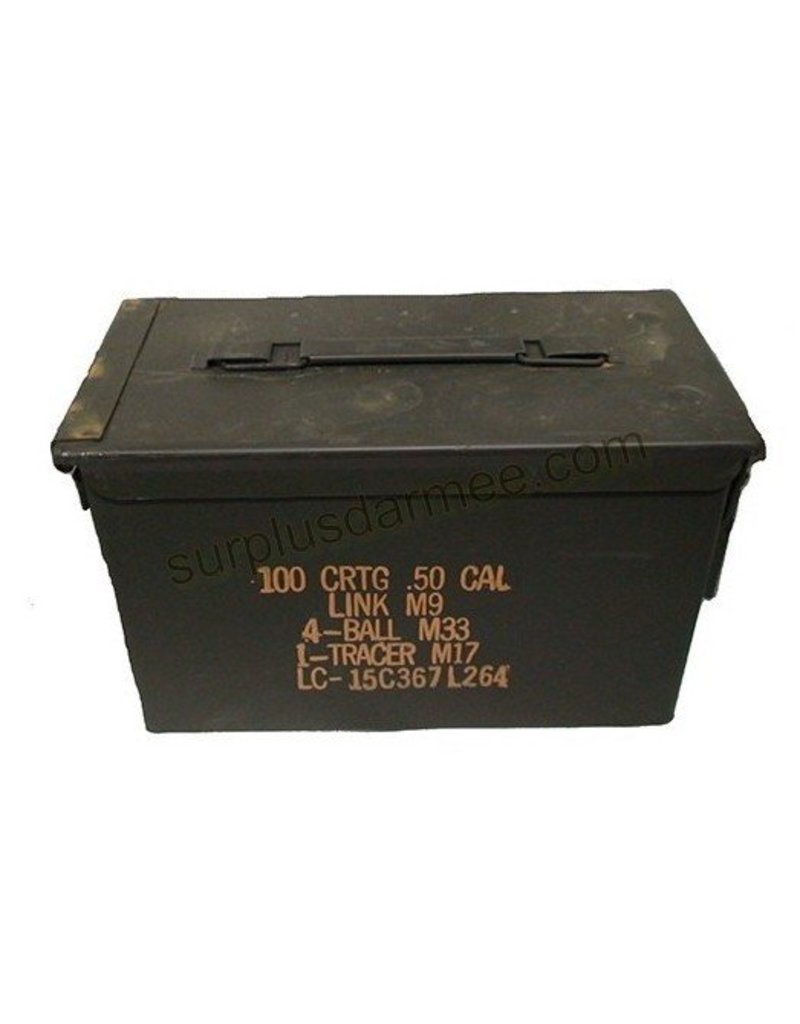 MILCOT MILITARY Military Ammunition Box Caliber .50 Used