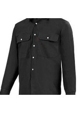 GATTS 625-S M-Long Black Work Gatts Shirt
