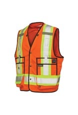 WORK KING High Visibility Reflective Surveyor Jacket 3 M Tough Duck