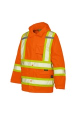 WORK KING Manteau Impermeable Réflectif Orange-vert lime Work King S372