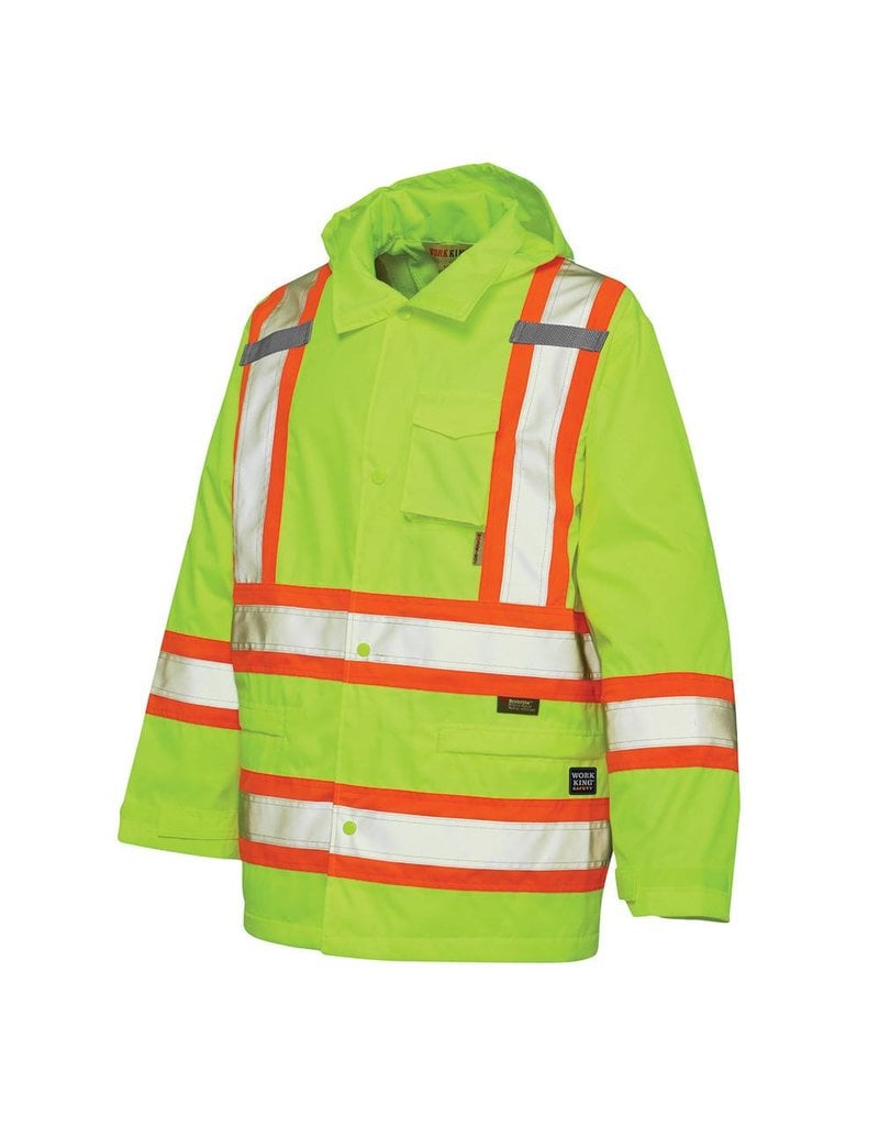 WORK KING Reflective Raincoat Orange Work King S372