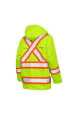 WORK KING Manteau Impermeable Réflectif Orange-vert lime Work King S372