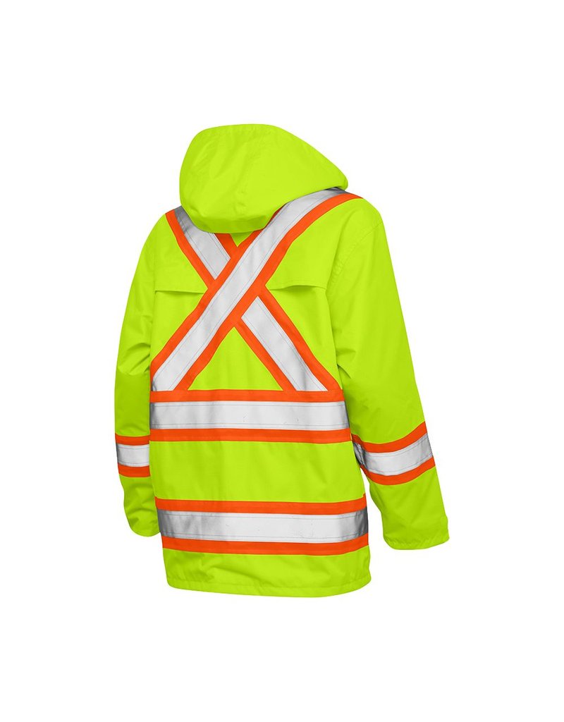 WORK KING Reflective Raincoat Orange Work King S372