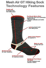 JB FIELD Merino Hiking Wool Socks J.B FIELD'S