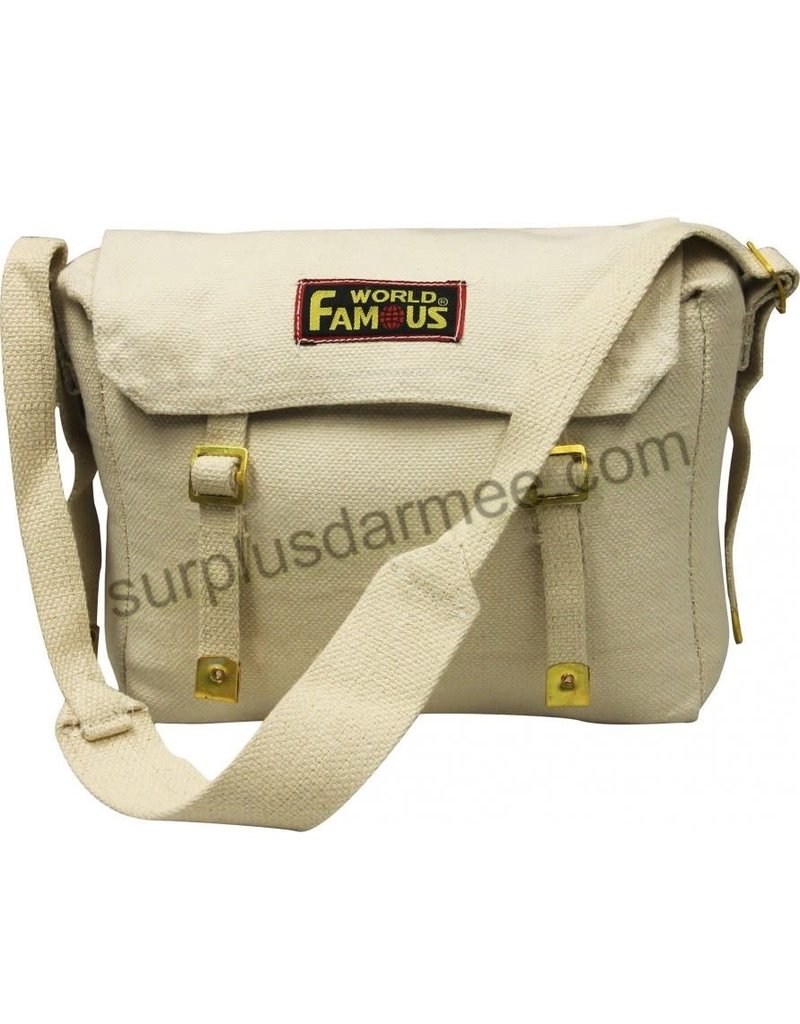 WORLD FAMOUS Sac en Bandoulière 100% Cotton Canvas World Famous