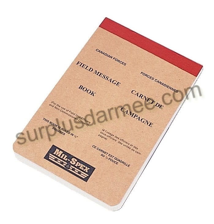 MIL-SPEX Canadian Force Notebook - Army Supply Store Military
