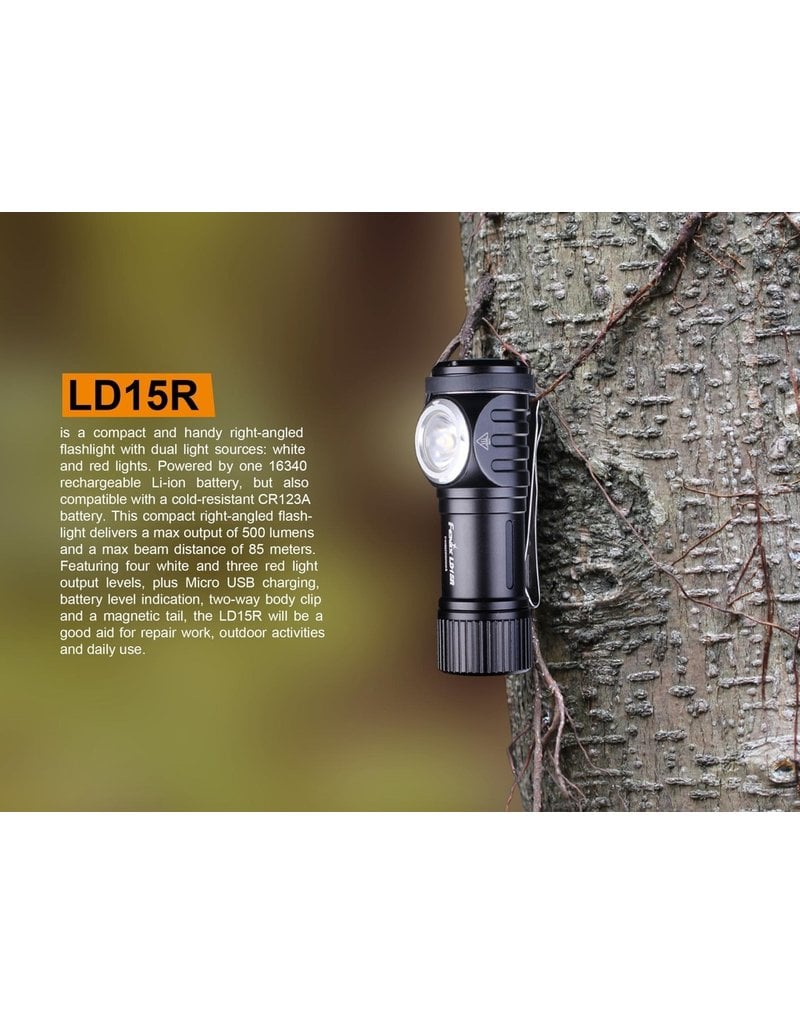FENIX LD-15R 500 Lumens Fenix Tactical Flashlight