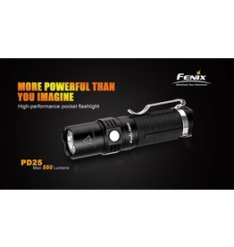 FENIX Flashlight Tactical 550 Lumens PD25 Fenix