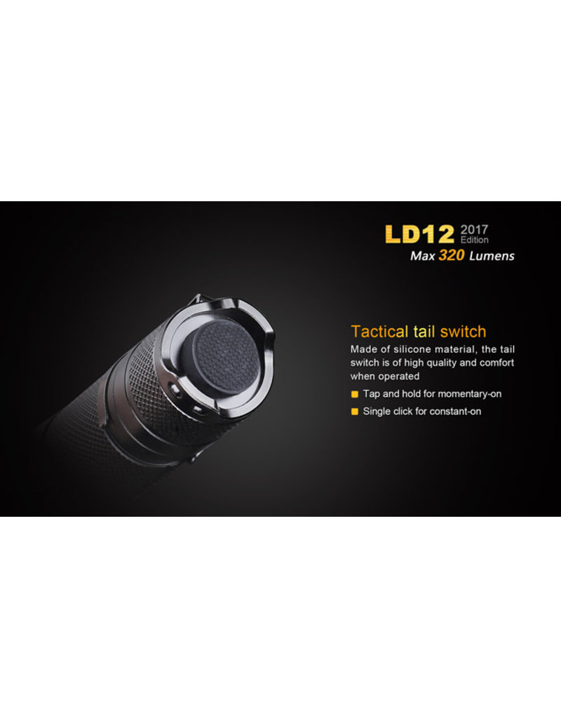 FENIX Flashlight Tactical AA Battery 320 Lumens LD-12 Fenix