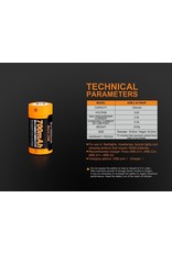 FENIX Rechargeable Battery Style CR123 16340 ARB-L16 700UP Fenix