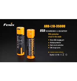 FENIX Batterie Rechargeable 18650 ARB-L18 3500U Fenix