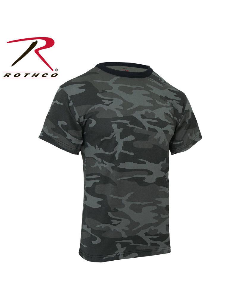 ROTHCO Rothco Camouflage T-Shirt Black 60% cotton / 40% polyester