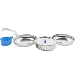 Set Cuisine Large Camping Gamelle Stainless North 49 - Surplus D