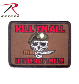 ROTHCO Rothco Kill Em All Let God Sort Em Out Morale Patch