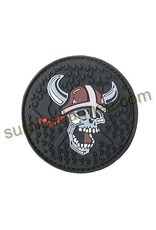 SHADOW ELITE Patch PVC Velcro Skull With Hornes