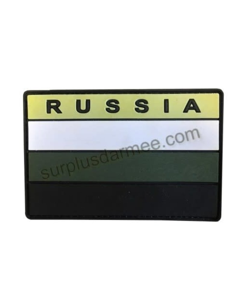 SHADOW ELITE Patch PVC Velcro Russia Drapeau Vert