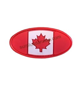 SHADOW ELITE Patch Canada PVC Velcro Canadian Oval Flag