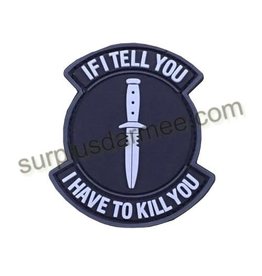 SHADOW ELITE Patch PVC Velcro If I Tell You