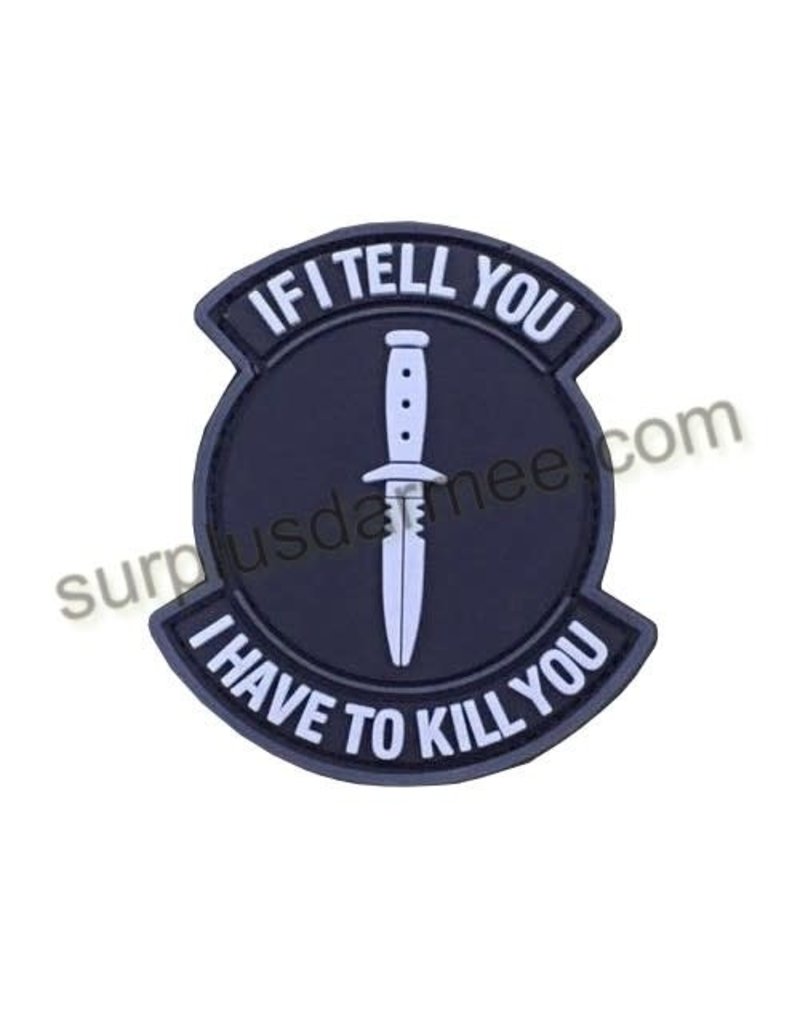 SHADOW ELITE Patch PVC Velcro If I Tell You