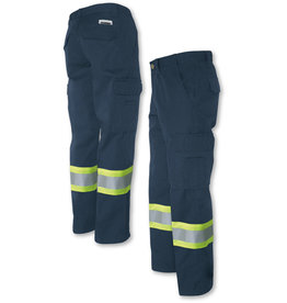 GATTS Pants Cargo Working Gats Navy Reflective Tape