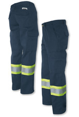 GATTS Pants Cargo Working Gats Navy Reflective Tape