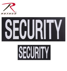 ROTHCO Patch Imprimé Security Velcro (2) Un grand et un petit