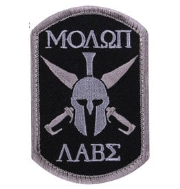 ROTHCO Patch Velcro Molon Labe ( noir)