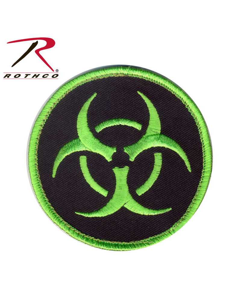 ROTHCO Patch Velcro Biohazard Rond