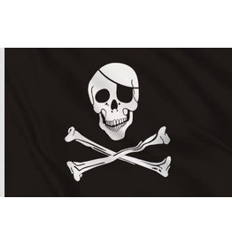 DRAPEAU IMPORT Drapeau Pirate Flag 3X5 (Noir Blanc)