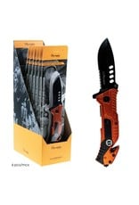 OLYMPIA OLYMPIA - FOLDING KNIFE WITH EMERGENCY TOOLS, 8"