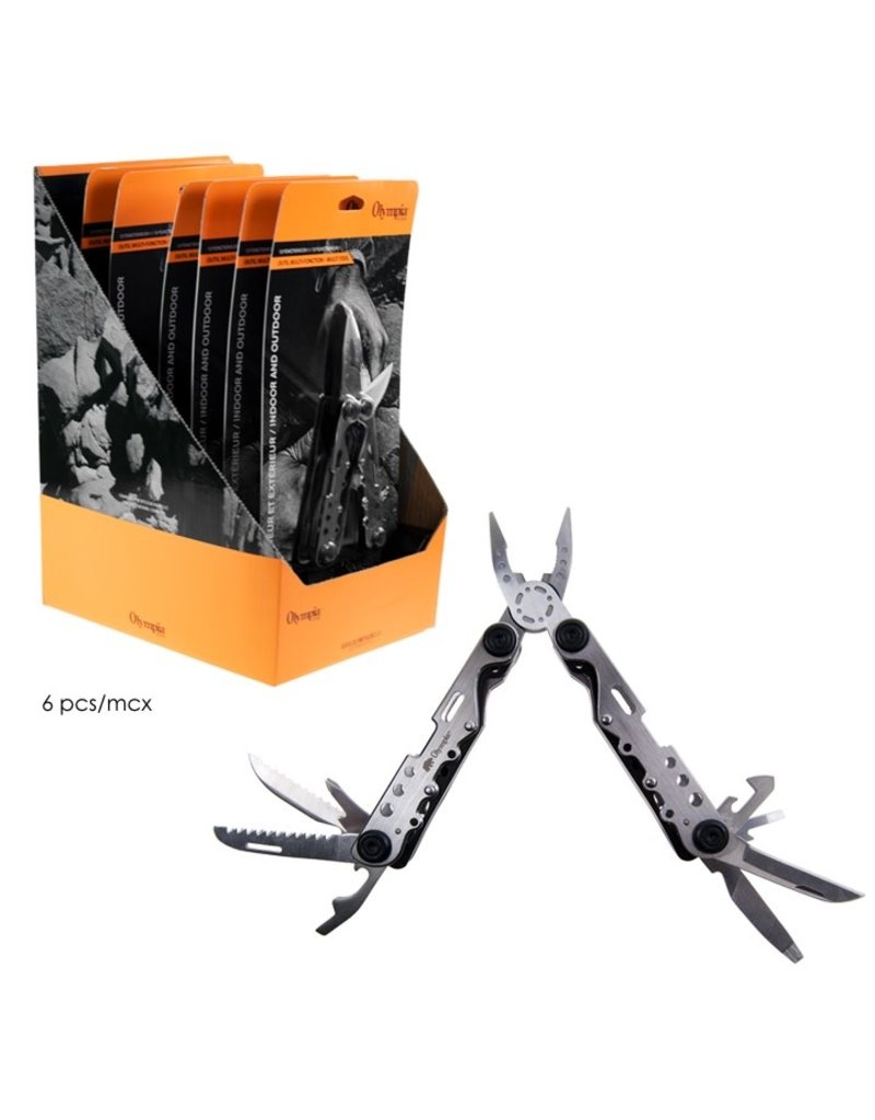 OLYMPIA OLYMPIA - MULTI TOOL, 12 FUNCTION, SILVER,