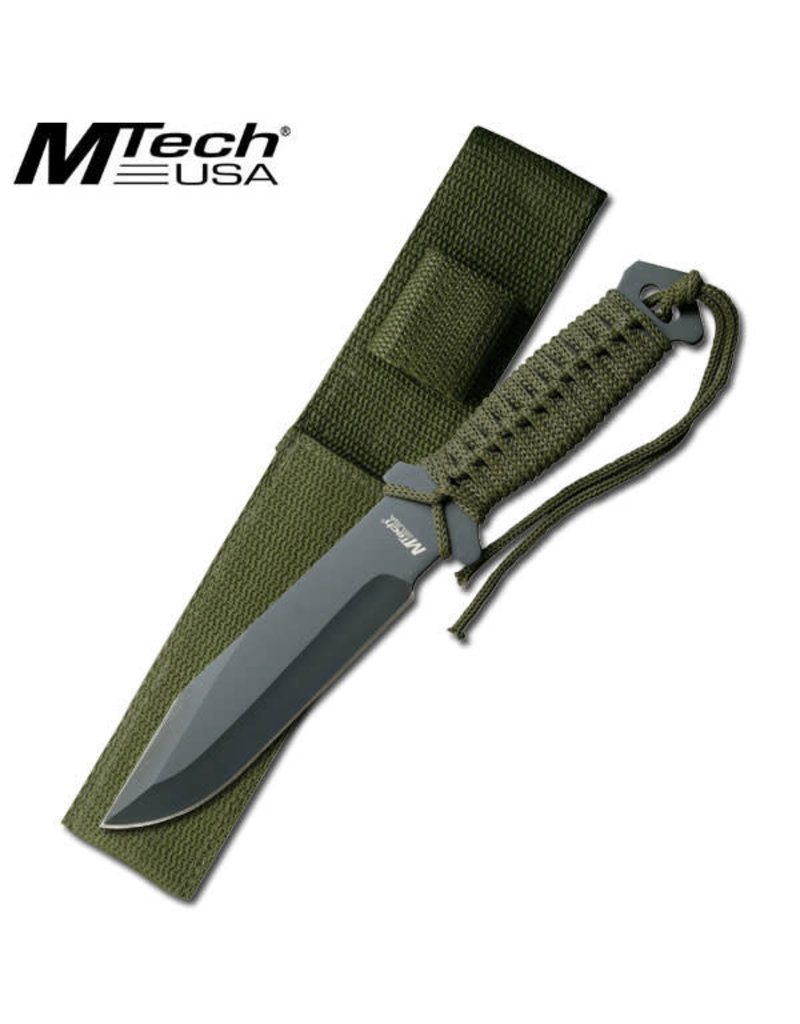 M-TECH Paracord Survival Blade Fixe Knife MTECH