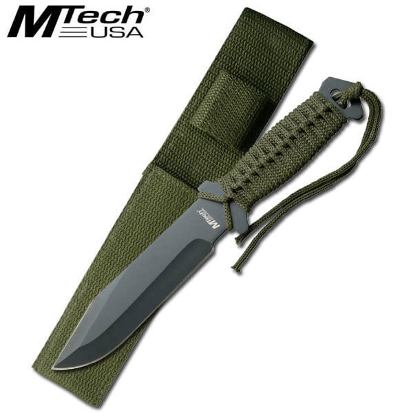 Paracord Survival Blade Fixe Knife MTECH Army Supply Store Military