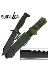 SURVIVOR Couteau a Lame Fixe Stainless Survivor HK-6001