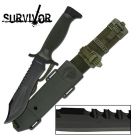 SURVIVOR Stainless Steel Survivor HK-6001 Fixed Blade Knife