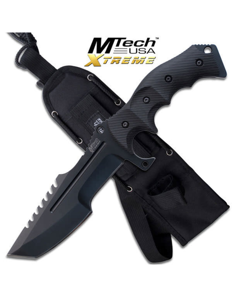 M-TECH Couteau a Lame Fixe Stainless 440 G10 MTECH MX-8054