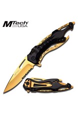 M-TECH MTECH MT-705BG Stainless Gold Folding Pocket Knife