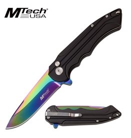 M-TECH Tinite Folding Pocket Knife MTECH MT-1022RBK