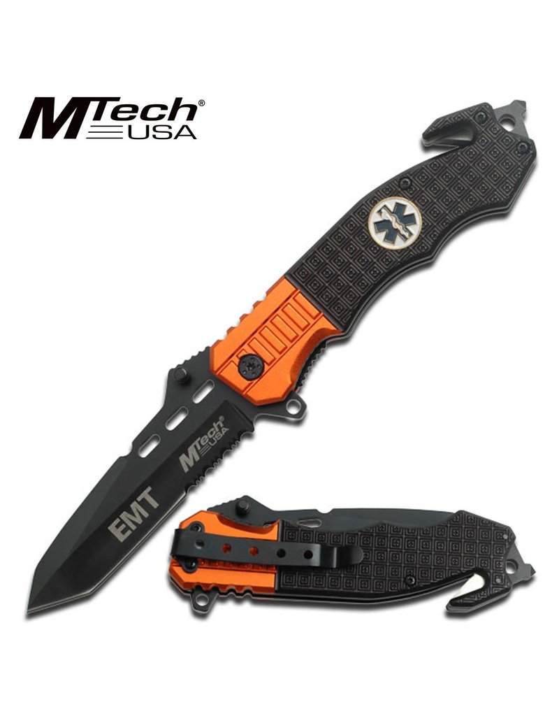 M-TECH Tactical Folding Knife EMT Medic MTECH MT-740EM