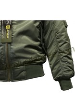 SGS Aviation Bomber Jacket MA-1 Olive Sage SGS