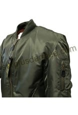 SGS Aviation Bomber Jacket MA-1 Olive Sage SGS