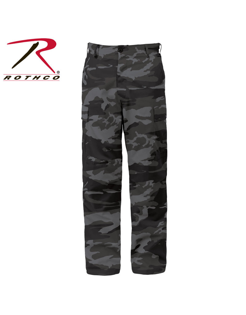 ROTHCO Pantalon Style Militaire Camo noir Rothco