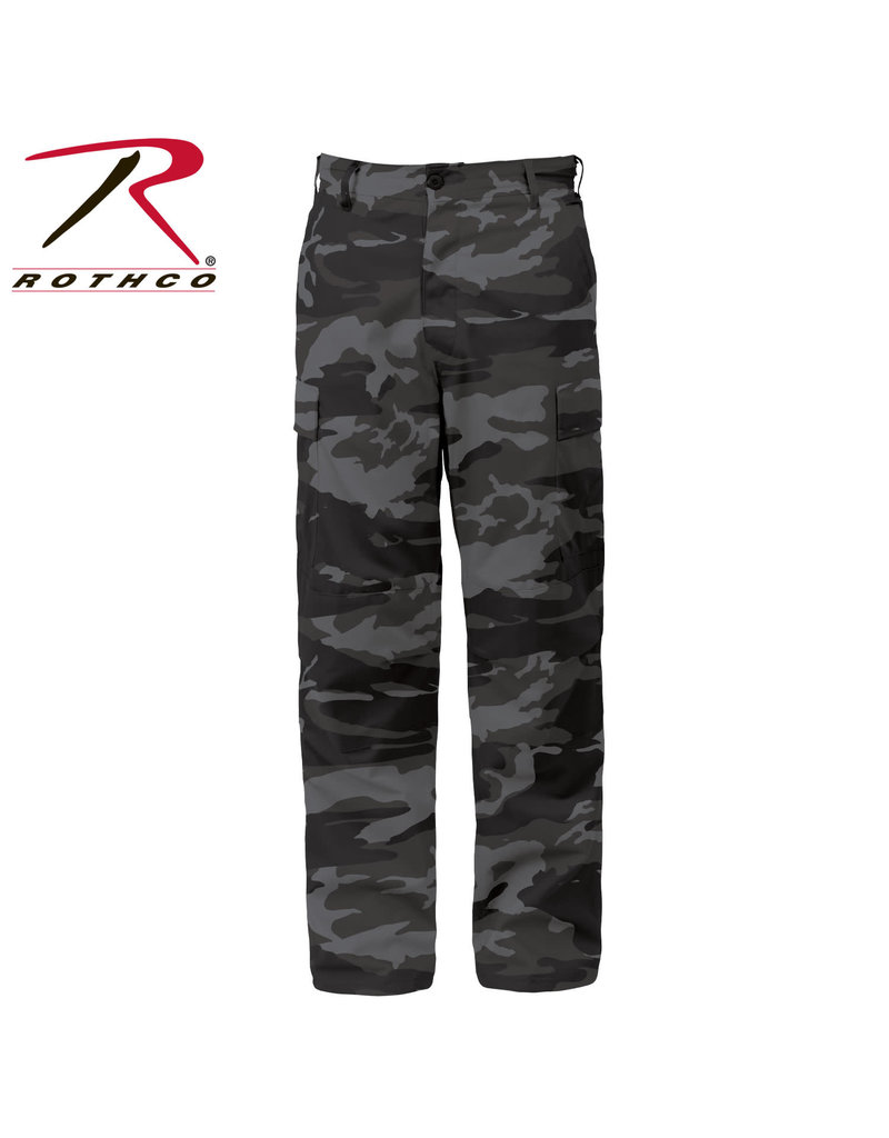 ROTHCO Rothco Black Camo Military Style Pants