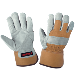 TOUGH-DUCK Glove Winter Work Leather Insulated Plush Tough Duck