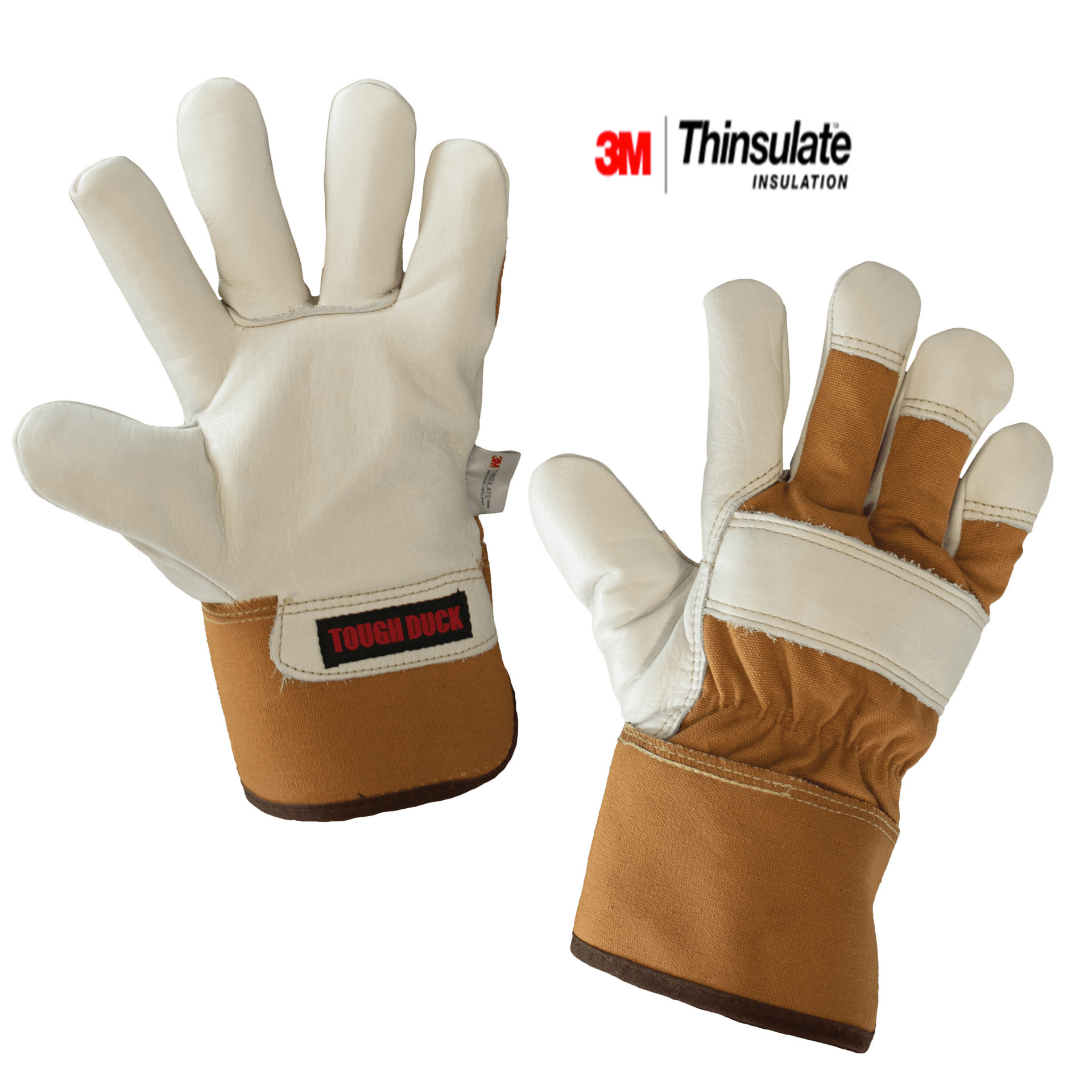 Gants de Travail imperméable en Cuir et Softshell Guide Gloves