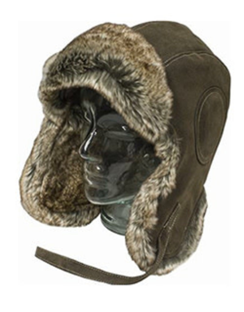 MISTY MOUNTAIN Chapeau Casque Aviateur B-29 Simili Cuir Fourrure Misty Mountain