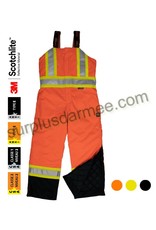 WORK KING 3M High Visibility Reflective Insulated Work Overalls Work King
