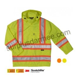 WORK KING Reflective Raincoat Orange Work King S372